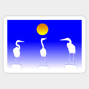 Beautiful day for bird talk Sticker